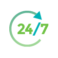 Disponibilidad 24/7 Disponibilidad 24/7